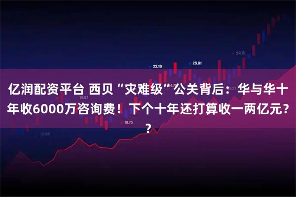 亿润配资平台 西贝“灾难级”公关背后：华与华十年收6000万咨询费！下个十年还打算收一两亿元？