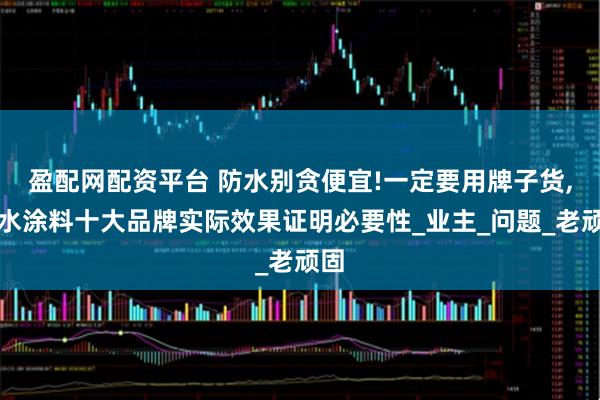 盈配网配资平台 防水别贪便宜!一定要用牌子货,防水涂料十大品牌实际效果证明必要性_业主_问题_老顽固